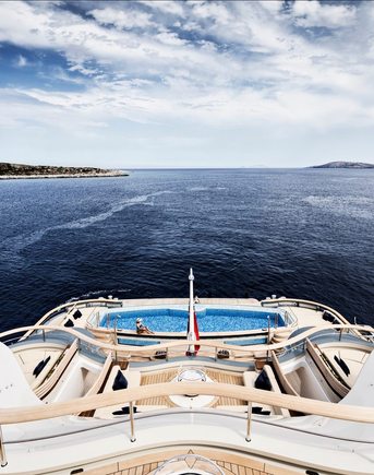 11 Best Charter Yacht Swimming Pools 