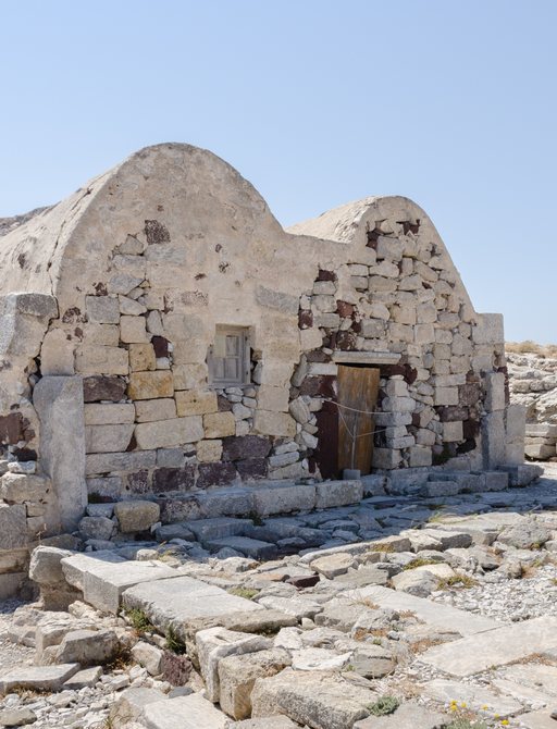 Ancient thera ruins greece