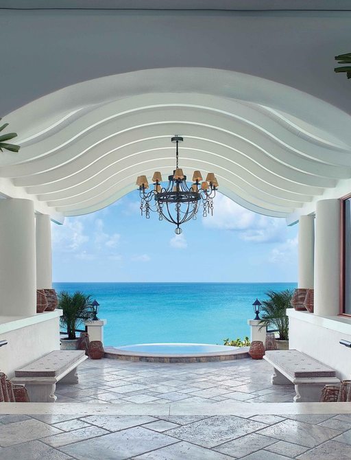 Luxury Belmonde la Sammana resort on the French side of St Martin, Caribbean