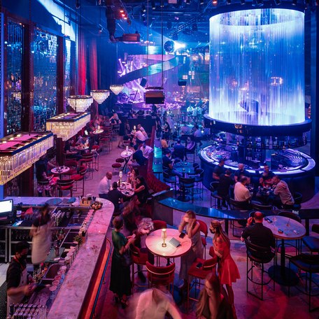 Overview of the Bla Bla nightclub in Dubai