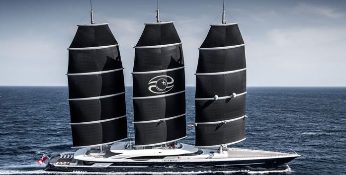 Black Pearl yacht charter Oceanco Sail Yacht