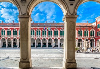 The breathtaking UNESCO site of Diocletian's Palace in Split, Croatia