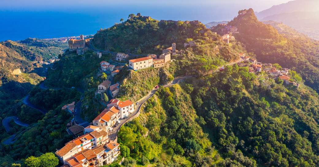 The beautiful hilltop village of Forza d'Agro in Sicily