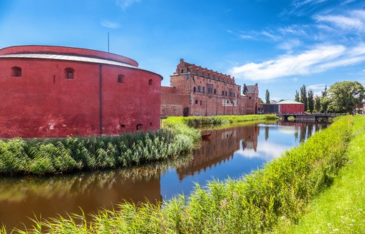 Medieval fortress in Old Town, Malmo in Sweden