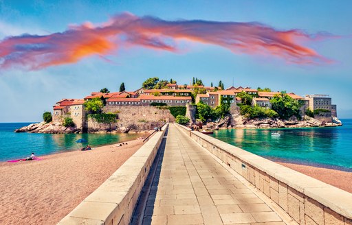 beautiful sky in montenegro