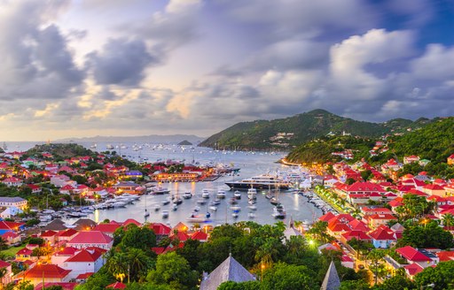 Port de Gustavia in St Barts, Caribbean