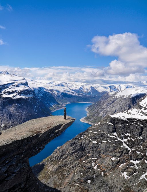 The famous Pulpit Rock in Norway