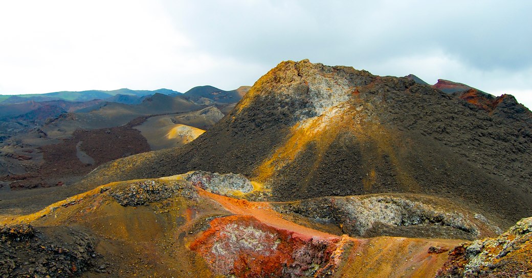 Siera Negra volcano on Isabela island in the Galapagos