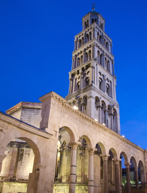 Diocletian's Palace in Split, Croatia